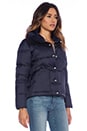 view 3 of 3 Rockwool Shearling Collar Down Jacket in Navy