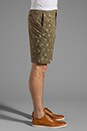 view 3 of 7 Ikat Print Short Margate Fit Short in Burnt Olive