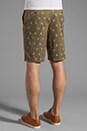 view 4 of 7 Ikat Print Short Margate Fit Short in Burnt Olive