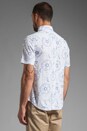 view 3 of 5 S/S Floral Woven Heritage Fit in Bright White