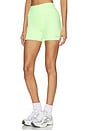 view 3 of 6 Signature 5 Inch Bike Short in Washed Lime