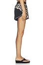 view 2 of 6 Linear Short in Leopard & Black