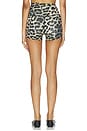 view 4 of 6 Highgate 3 Inch Bike Short in Leopard & Diva Pink