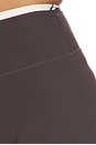 view 6 of 6 Stellar 5 Inch Biker Short in Coffee & Whisper White