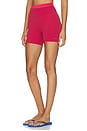 view 4 of 6 Reflect 5 Inch Biker Short in Cherry & Strawberry