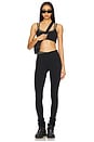 view 4 of 4 Distortion Sports Bra in Black & Tarmac