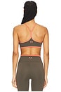 view 3 of 4 Fundamental Sports Bra in Tarmac & Brick Red