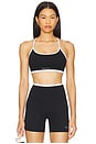 view 1 of 4 Fundamental Sports Bra in Black & Optic White
