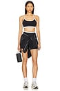 view 4 of 4 Fundamental Sports Bra in Black & Optic White