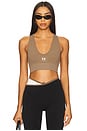 view 1 of 4 Restore Seamless V Sports Bra in Walnut