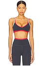 view 1 of 4 Paramount Sports Bra in Marine Blue & Strawberry Red