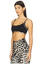 view 2 of 4 SOUTIEN-GORGE DE SPORT VIVID in Black & Leopard Print