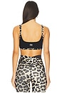 view 3 of 4 SOUTIEN-GORGE DE SPORT VIVID in Black & Leopard Print
