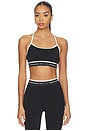 view 1 of 4 Advantage Sports Bra in Black & Whisper White
