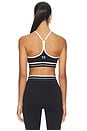 view 3 of 4 Advantage Sports Bra in Black & Whisper White