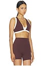 view 2 of 4 Unity Sports Bra in Mahogany & Whisper White