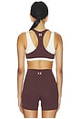 view 3 of 4 Unity Sports Bra in Mahogany & Whisper White