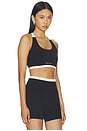 view 2 of 4 Highgate Sports Bra in Black & White