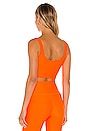 view 3 of 4 Grand Stand Sports Bra in Shocking Orange