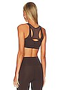 view 3 of 4 Rudimental Sports Bra in Coffee Bean