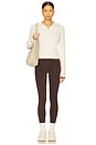 view 4 of 4 Ignite Zip Neck Knit Sweater in Whisper White Cream