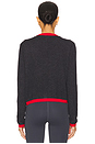 view 3 of 4 Rise Knit Cardigan in Marine Blue