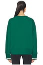 view 3 of 5 Courtside V-neck Sweatshirt in College Green
