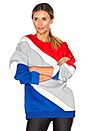 view 1 of 4 SWEAT TRICOLORE SLIPSTREAM in Red & Blue