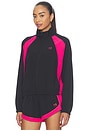 view 3 of 5 Stride Jacket in Black & Pink Cosmo