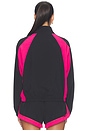 view 4 of 5 Stride Jacket in Black & Pink Cosmo