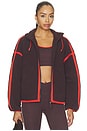 view 1 of 6 BLOUSON SHERPA LENNON  in Dark Plum & Strawberry