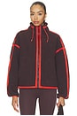 view 2 of 6 BLOUSON SHERPA LENNON  in Dark Plum & Strawberry