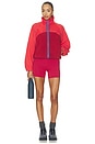view 5 of 6 Alumni Jacket in Strawberry & Cherry