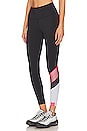 view 2 of 4 CHECK MARK レギンス in Black & Diva Pink