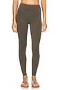 view 1 of 6 Vita Full Length Legging in Tarmac & Brick Red