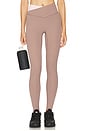 view 1 of 6 Wander Full Length Legging in Clay & Chalk Pink