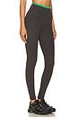 view 2 of 6 Vita Full Length Legging in Caviar & Kelly Green