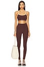 view 5 of 6 Signature Full Length Legging in Mahogany