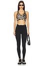 view 5 of 6 Vita Full Length Legging in Black & Leopard
