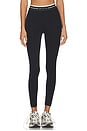 view 1 of 6 Avant Full Length Legging in Black & Whisper White