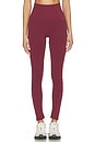 view 1 of 6 LEGGINGS SANS COUTURES RESTORE in Cabernet & Strawberry Red