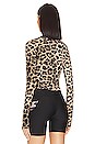 view 3 of 5 DOWNFORCE 탑 in Leopard