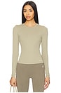 view 1 of 4 Foundation Long Sleeve Top in Silver Sage