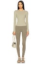 view 4 of 4 Foundation Long Sleeve Top in Silver Sage