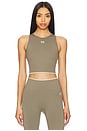 view 1 of 4 БЕСШОВНОЕ БОДИ-ТАНК RESTORE in Khaki Brown