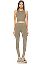 view 4 of 4 БЕСШОВНОЕ БОДИ-ТАНК RESTORE in Khaki Brown