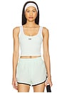 view 1 of 5 Forward Tank Top in Hint Of Mint & Optic White