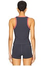 view 3 of 4 Nexus Rib Tank Top in Marine Blue