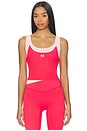 view 1 of 4 Forward Tank Top in Strawberry