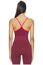 view 3 of 4 Release Seamless Tank Top in Cabernet & Strawberry Red